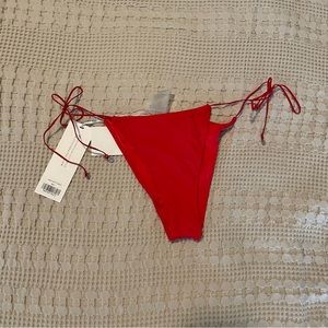 Women’s White Fox Bikini Bottoms